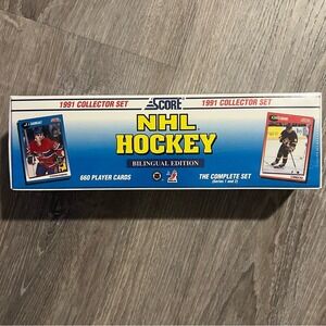 1991 Score NHL Hockey 660 Cards Collector Box Set Bilingual Series 1‎ & 2 SEALED